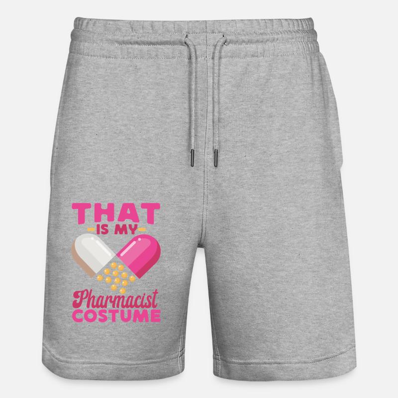 Pharmacy Tech Technician - Stanley/Stella Unisex Bio Joggingshorts Trainer  - Grau meliert