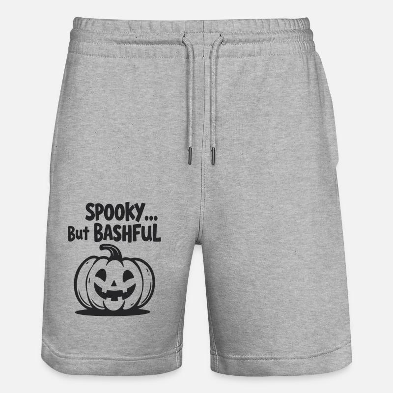 Effrayant mais timide - Short de jogging bio TRAINER Stanley/Stella unisexe - gris chiné