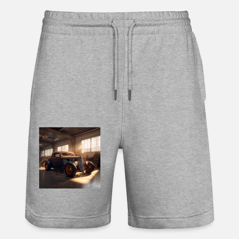 Bâton chaud - Short de jogging bio TRAINER Stanley/Stella unisexe - gris chiné