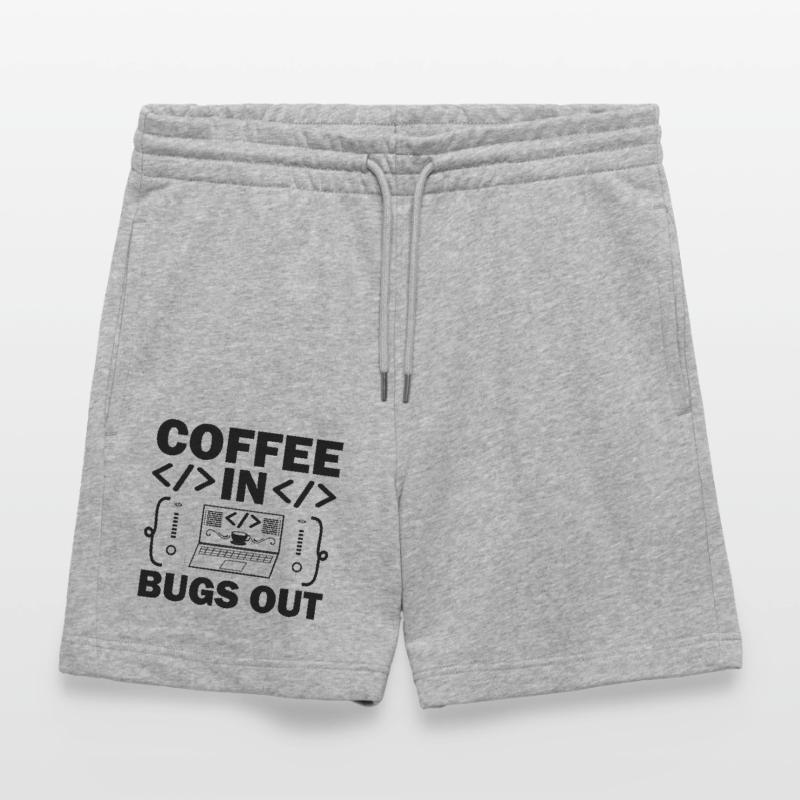 Café Codage Programmeur Codeur Développeur Nerd Coff Short de jogging bio TRAINER Stanley/Stella unisexe