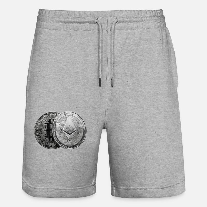 Symboles Cryptographiques Shirts - Short de jogging bio TRAINER Stanley/Stella unisexe - gris chiné