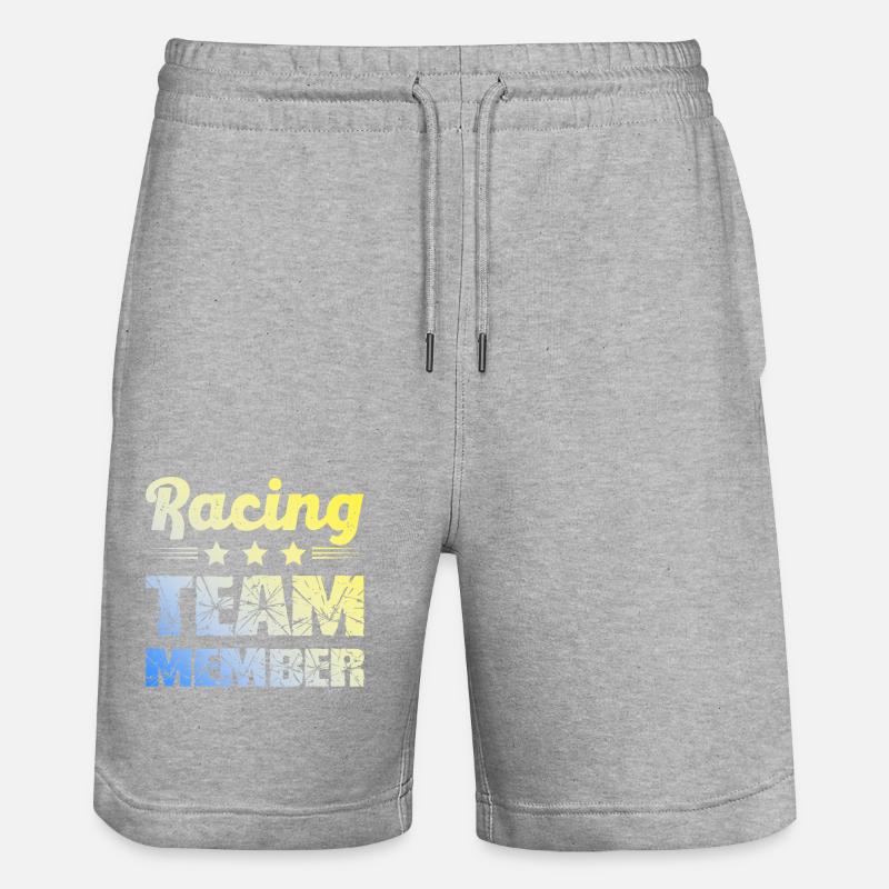 Équipe de course - Short de jogging bio TRAINER Stanley/Stella unisexe - gris chiné