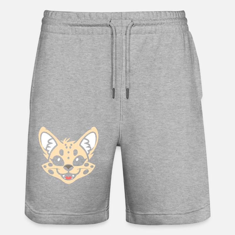 serval - Short de jogging bio TRAINER Stanley/Stella unisexe - gris chiné