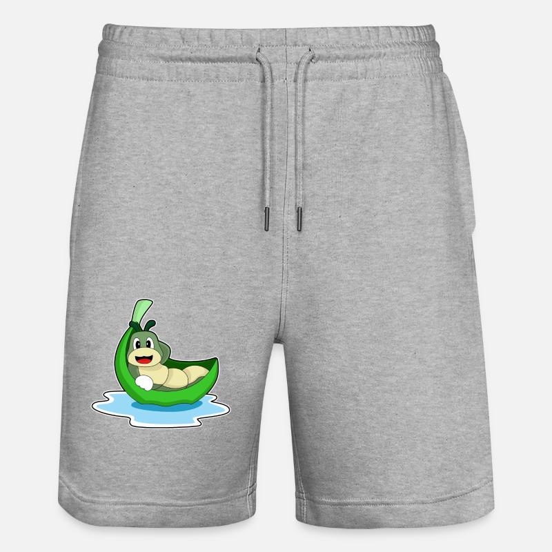 Caterpillar Leaf Boat - Short de jogging bio TRAINER Stanley/Stella unisexe - gris chiné