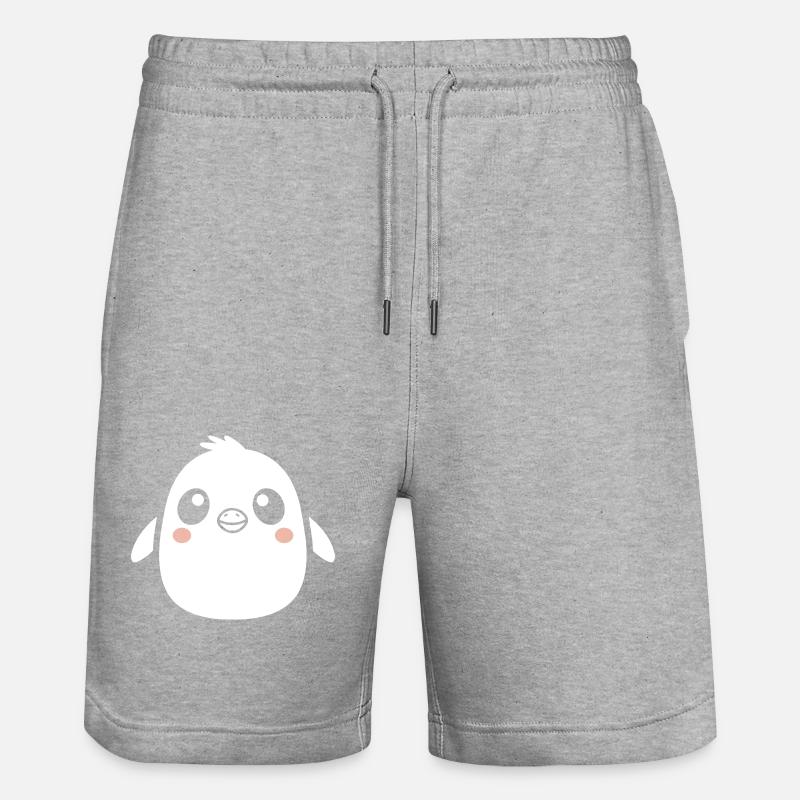pingouin - Short de jogging bio TRAINER Stanley/Stella unisexe - gris chiné