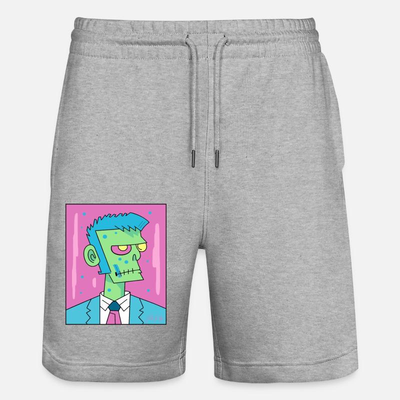 Gestionnaire à succès Zombie - Short de jogging bio TRAINER Stanley/Stella unisexe - gris chiné