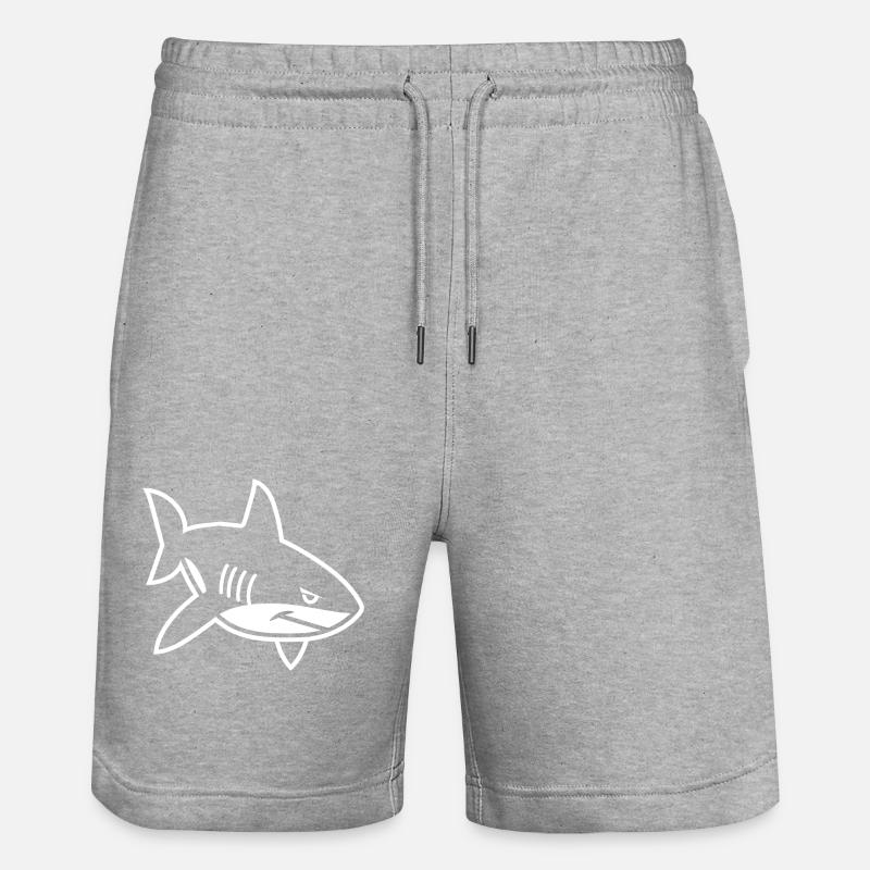 Requin - Short de jogging bio TRAINER Stanley/Stella unisexe - gris chiné
