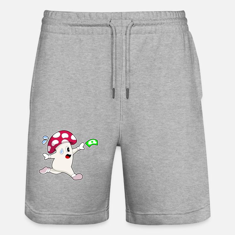 Champignon Jogger Jogging - Short de jogging bio TRAINER Stanley/Stella unisexe - gris chiné