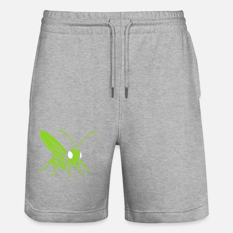 Sauterelle - Short de jogging bio TRAINER Stanley/Stella unisexe - gris chiné