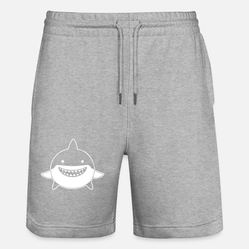 Requin - Short de jogging bio TRAINER Stanley/Stella unisexe - gris chiné