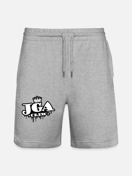 Jga Crew Bachelor Party - Stanley/Stella Trainer Unisex Organic Jogging Shorts - heather grey