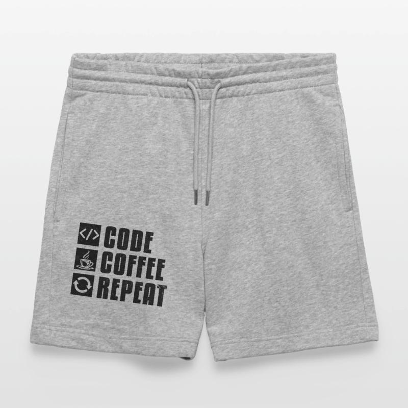 Kaffee-Codierung Programmierer Programmierer Entwickler Nerd Coff Stanley/Stella Unisex Bio Joggingshorts Trainer 