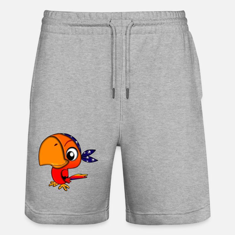 pirates pirates de Parrot - Short de jogging bio TRAINER Stanley/Stella unisexe - gris chiné