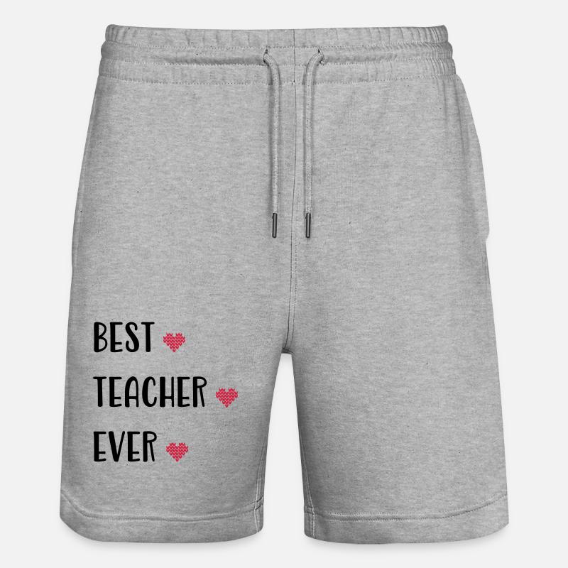 Enseignant - Short de jogging bio TRAINER Stanley/Stella unisexe - gris chiné