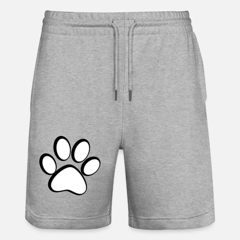 Patte de chat - Short de jogging bio TRAINER Stanley/Stella unisexe - gris chiné
