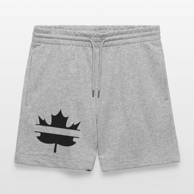 Maple leaf canada middle space released Stanley/Stella Trainer Unisex Organic Jogging Shorts