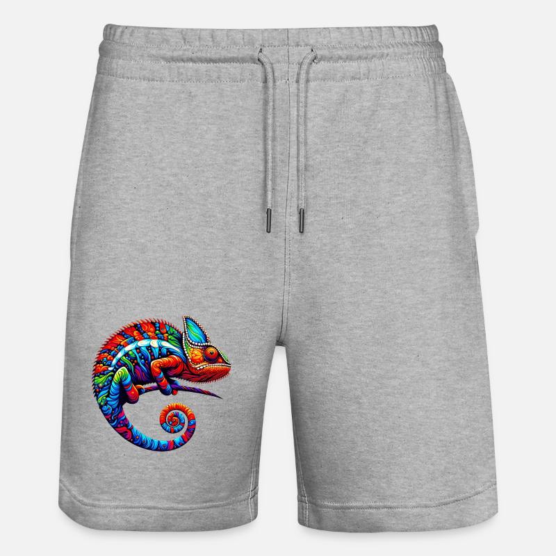 Caméléon - Short de jogging bio TRAINER Stanley/Stella unisexe - gris chiné