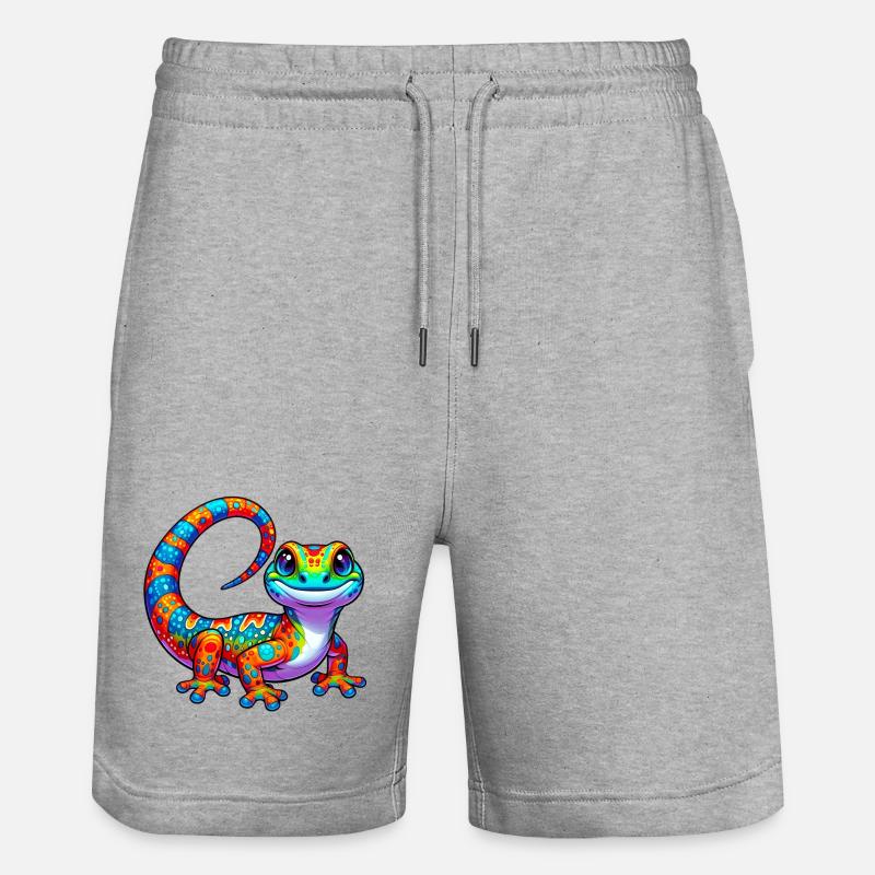 Gecko - Short de jogging bio TRAINER Stanley/Stella unisexe - gris chiné