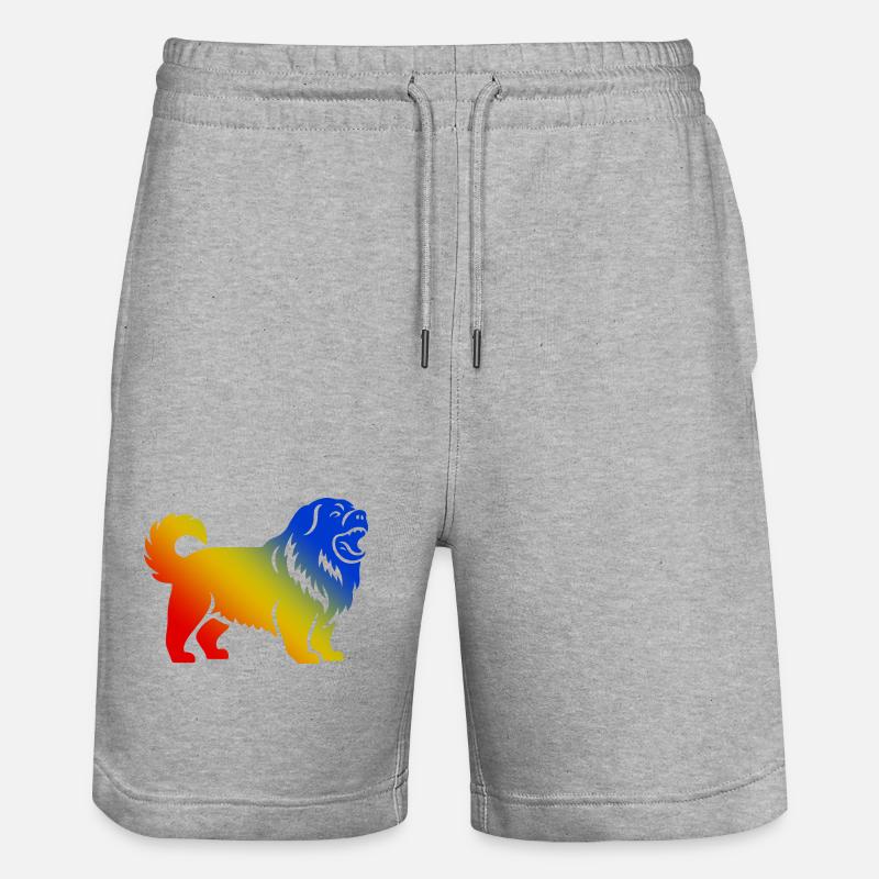 Chien Chow Chow - Short de jogging bio TRAINER Stanley/Stella unisexe - gris chiné