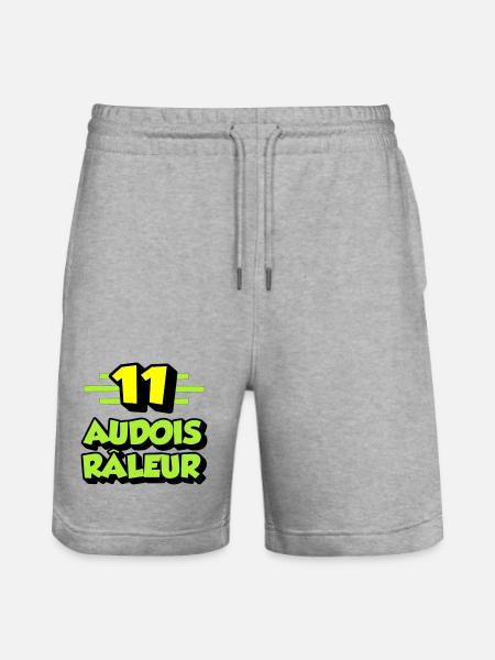 Complaining Audois - Stanley/Stella Trainer Unisex Organic Jogging Shorts - heather grey