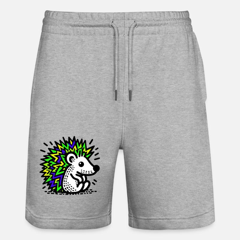 Hérisson - Short de jogging bio TRAINER Stanley/Stella unisexe - gris chiné