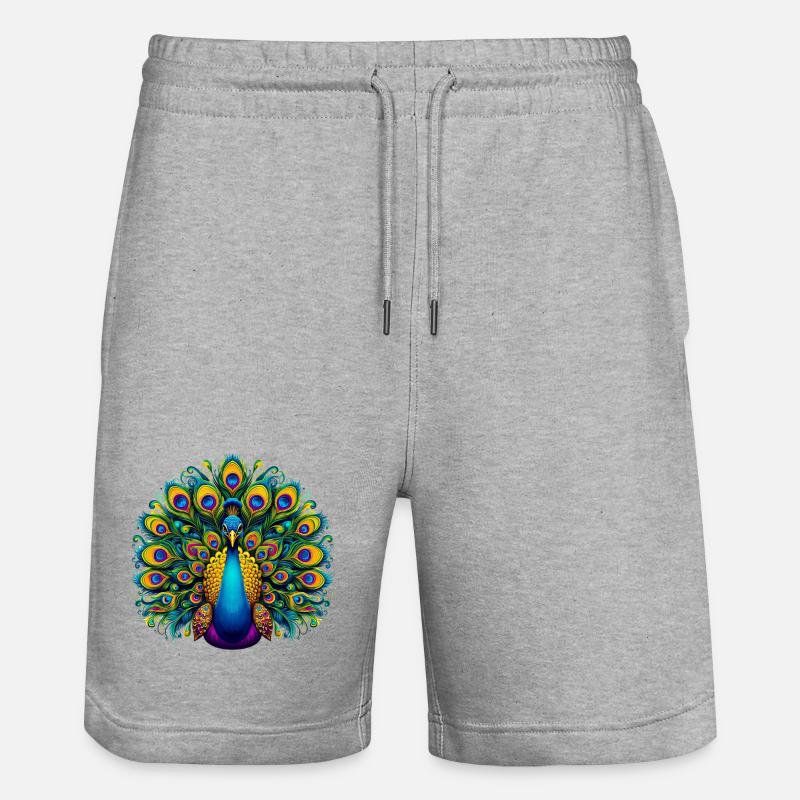Paon - Short de jogging bio TRAINER Stanley/Stella unisexe - gris chiné