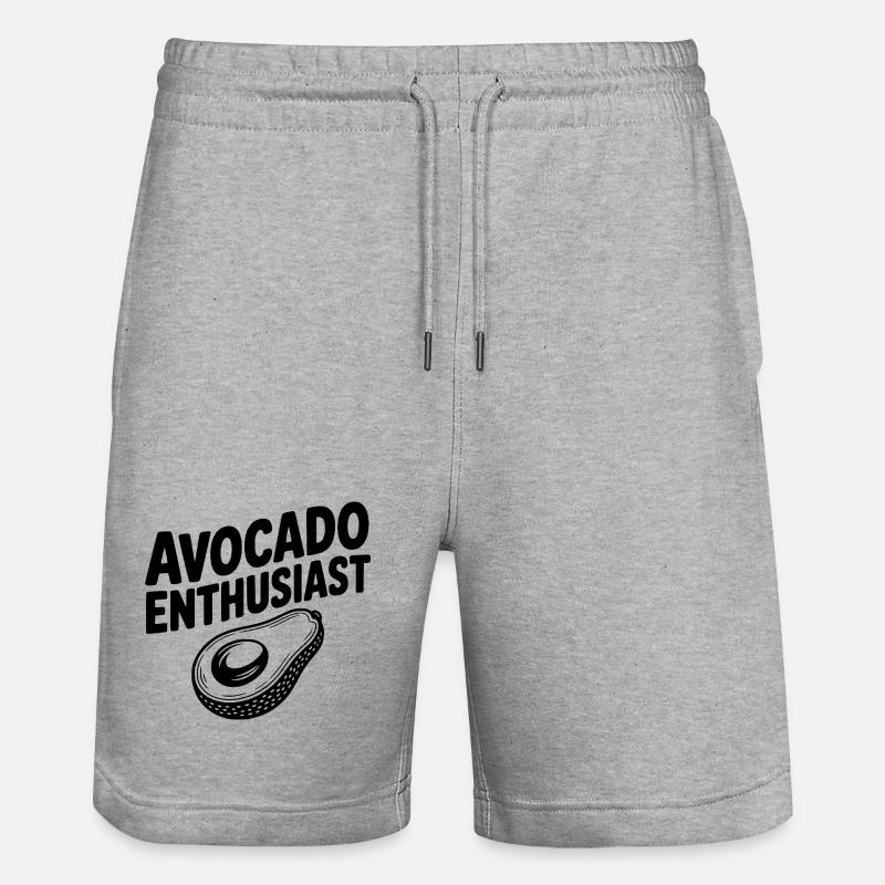 Passionné d’avocat - Short de jogging bio TRAINER Stanley/Stella unisexe - gris chiné