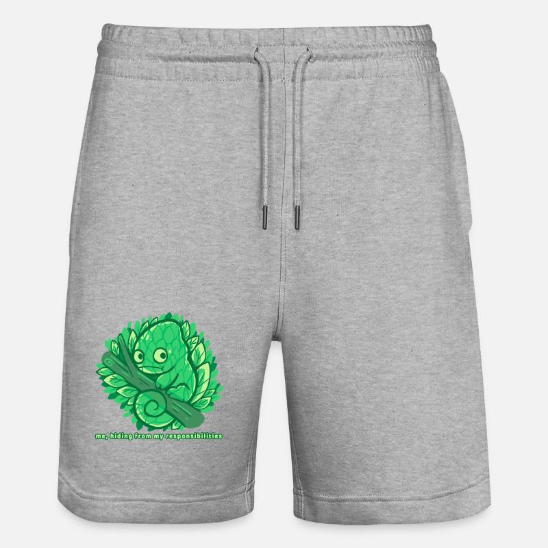 Se cacher de mes responsabilités - Short de jogging bio TRAINER Stanley/Stella unisexe - gris chiné