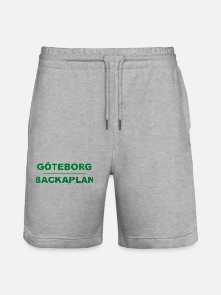 Göteborg Backaplan – Design vert-noir - Short de jogging bio TRAINER Stanley/Stella unisexe - gris chiné