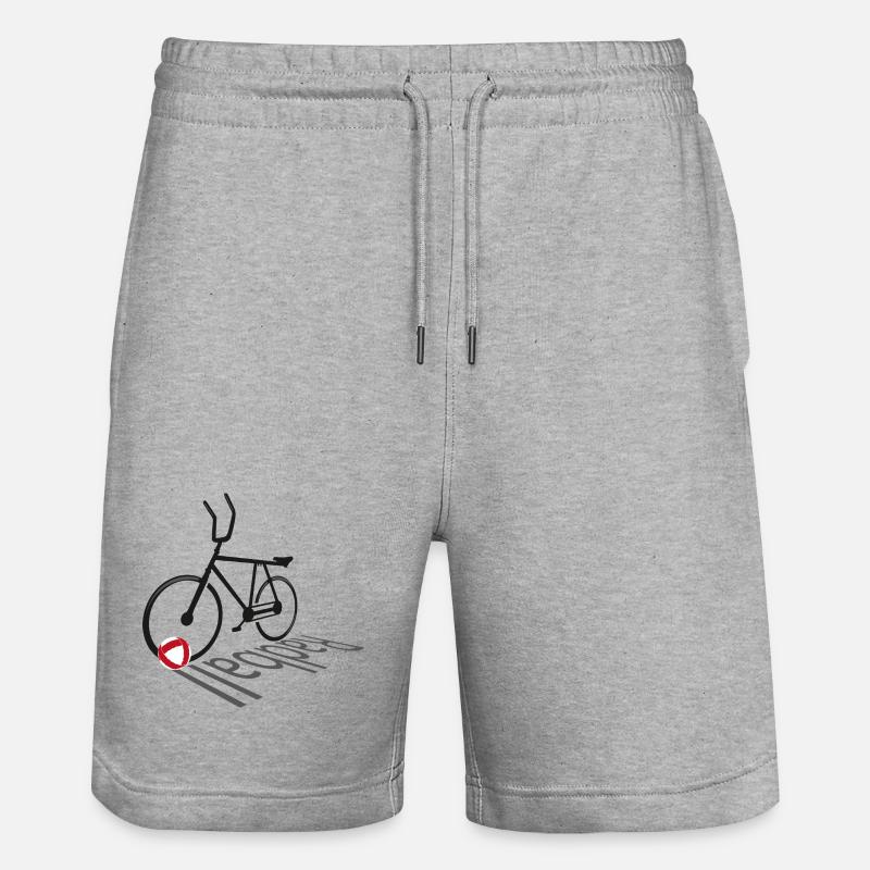 Cyclisme, Cyclball, Cyclisme en salle, Évolution - Short de jogging bio TRAINER Stanley/Stella unisexe - gris chiné
