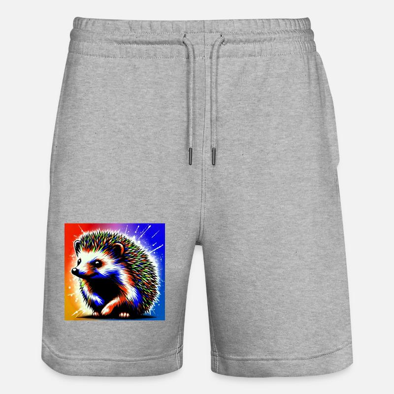 hérisson - Short de jogging bio TRAINER Stanley/Stella unisexe - gris chiné