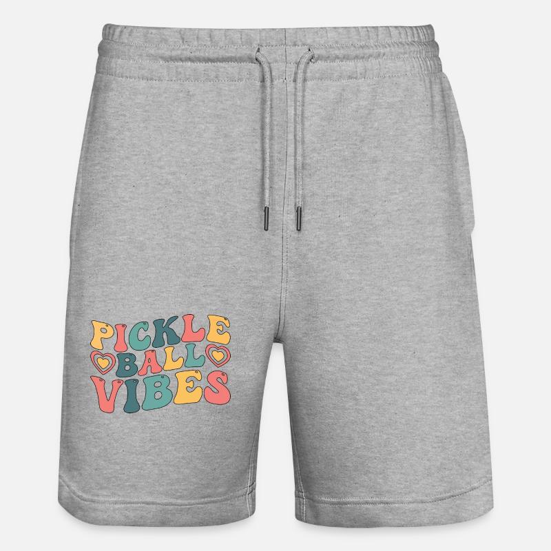 AMBIANCE DE PICKLEBALL - Short de jogging bio TRAINER Stanley/Stella unisexe - gris chiné