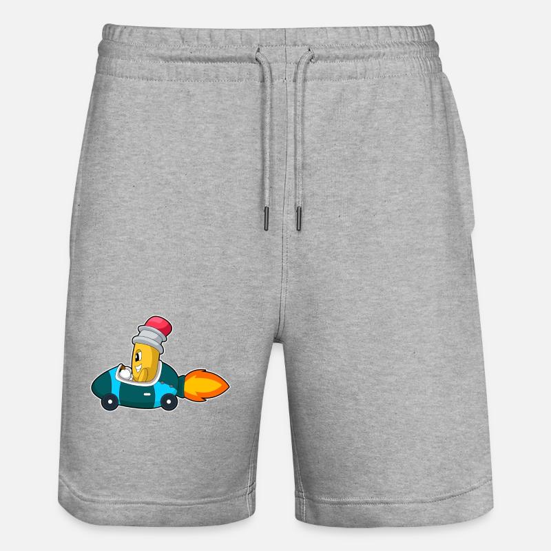 Voiture crayon - Short de jogging bio TRAINER Stanley/Stella unisexe - gris chiné