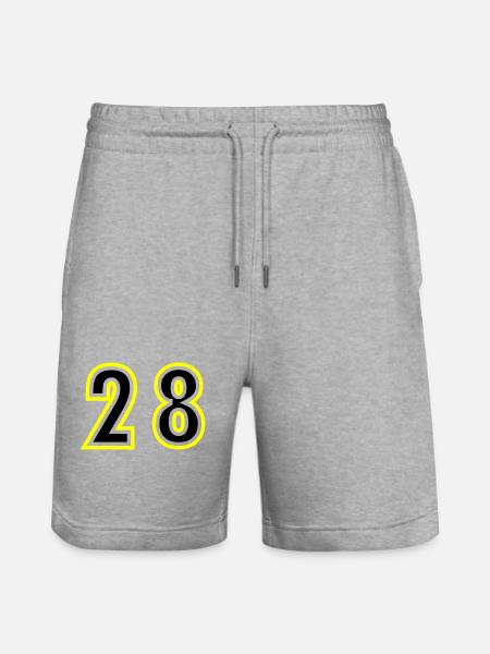 29 Number College - Stanley/Stella Trainer Unisex Organic Jogging Shorts - heather grey