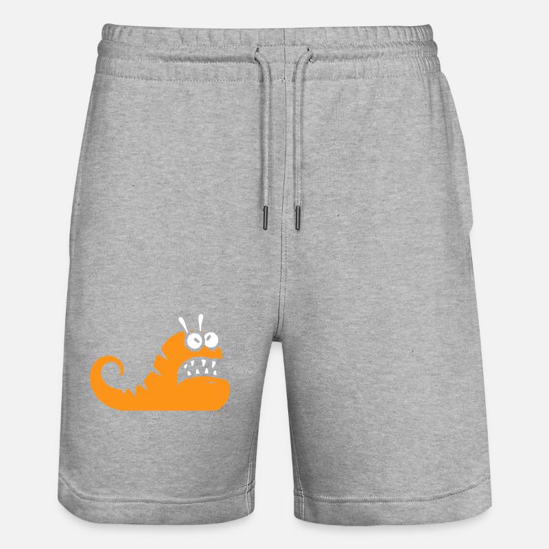 limace 13 - Short de jogging bio TRAINER Stanley/Stella unisexe - gris chiné