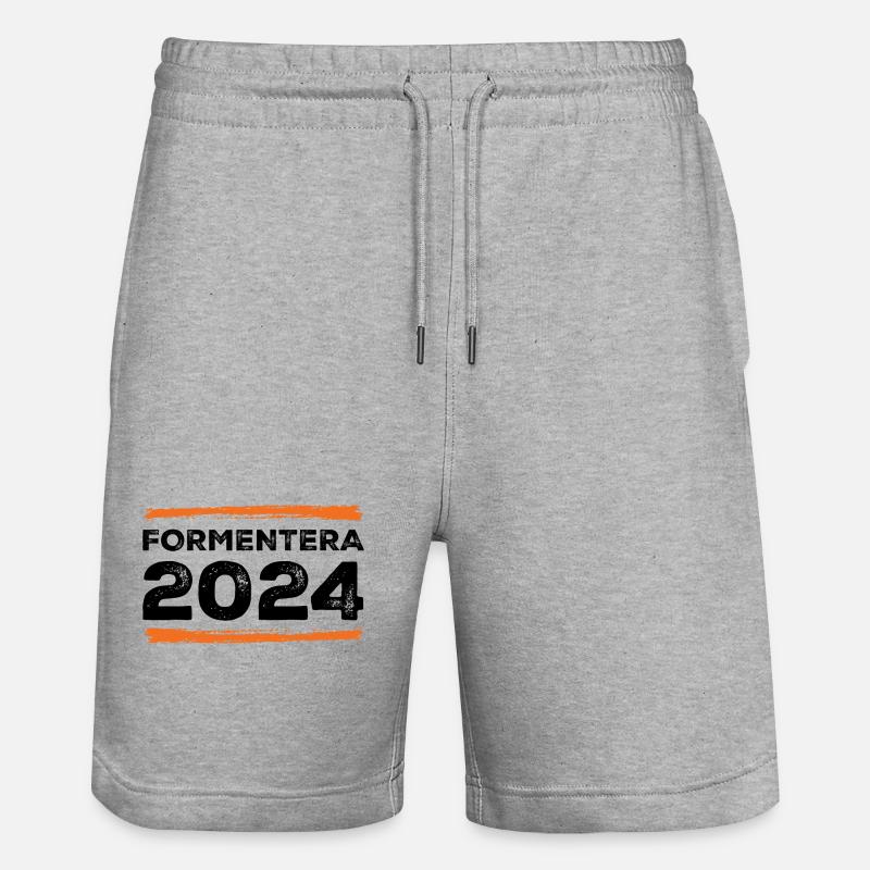 Devis Formentera 2024 - Short de jogging bio TRAINER Stanley/Stella unisexe - gris chiné