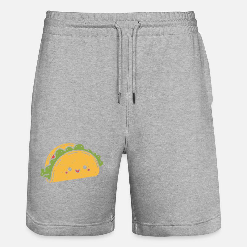 tacos - Short de jogging bio TRAINER Stanley/Stella unisexe - gris chiné