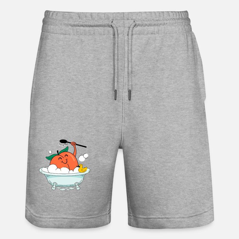 Pêche - Short de jogging bio TRAINER Stanley/Stella unisexe - gris chiné