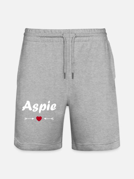 Aspie - Short de jogging bio TRAINER Stanley/Stella unisexe - gris chiné