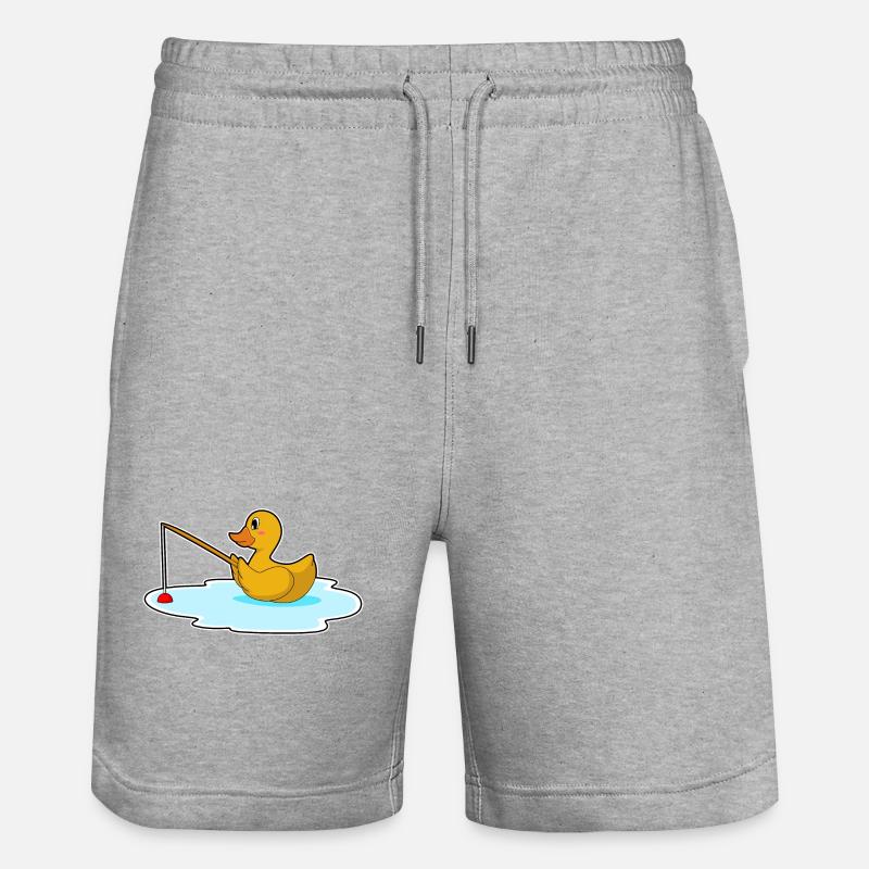 Ange pêcheur de canard - Short de jogging bio TRAINER Stanley/Stella unisexe - gris chiné