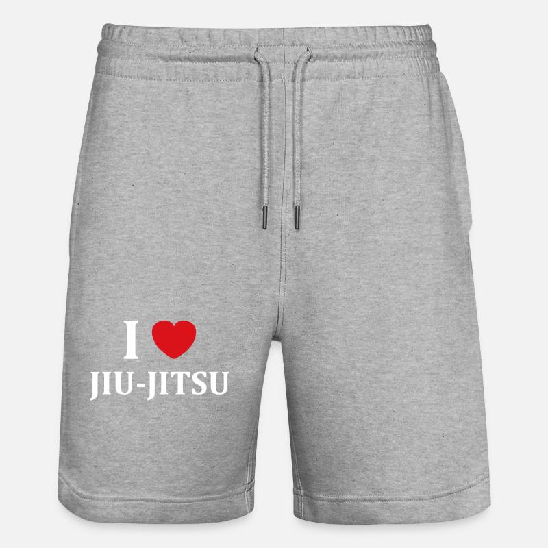 Jiu Jitsu - Short de jogging bio TRAINER Stanley/Stella unisexe - gris chiné
