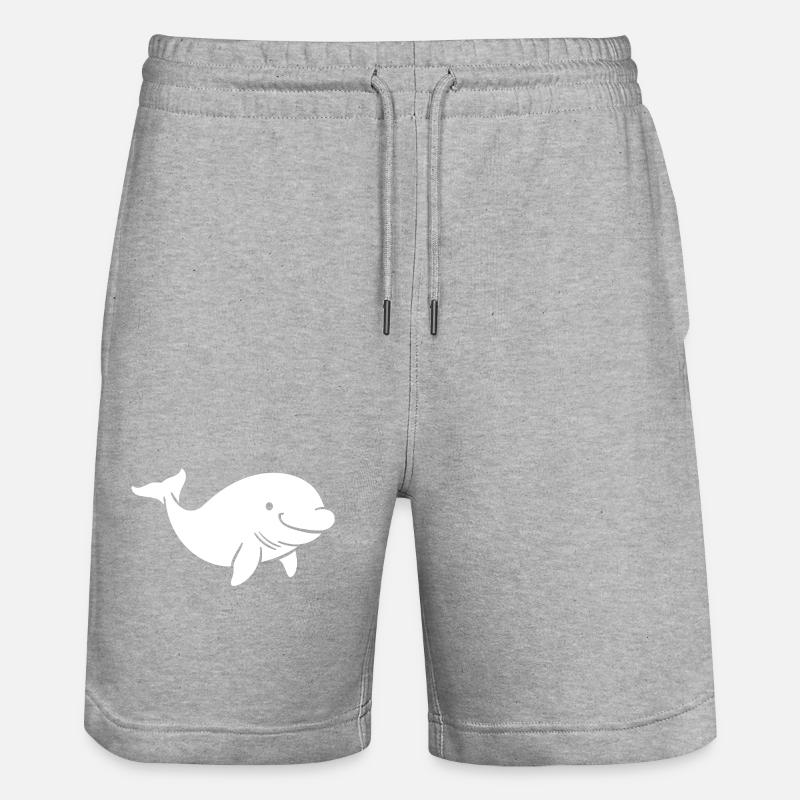 Dugong - Short de jogging bio TRAINER Stanley/Stella unisexe - gris chiné