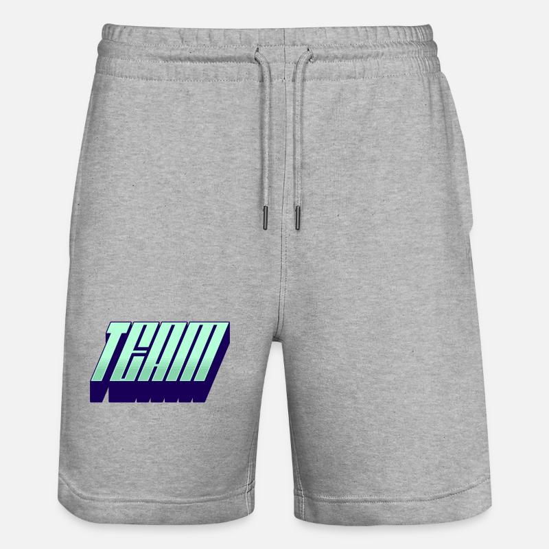 Équipe - Short de jogging bio TRAINER Stanley/Stella unisexe - gris chiné