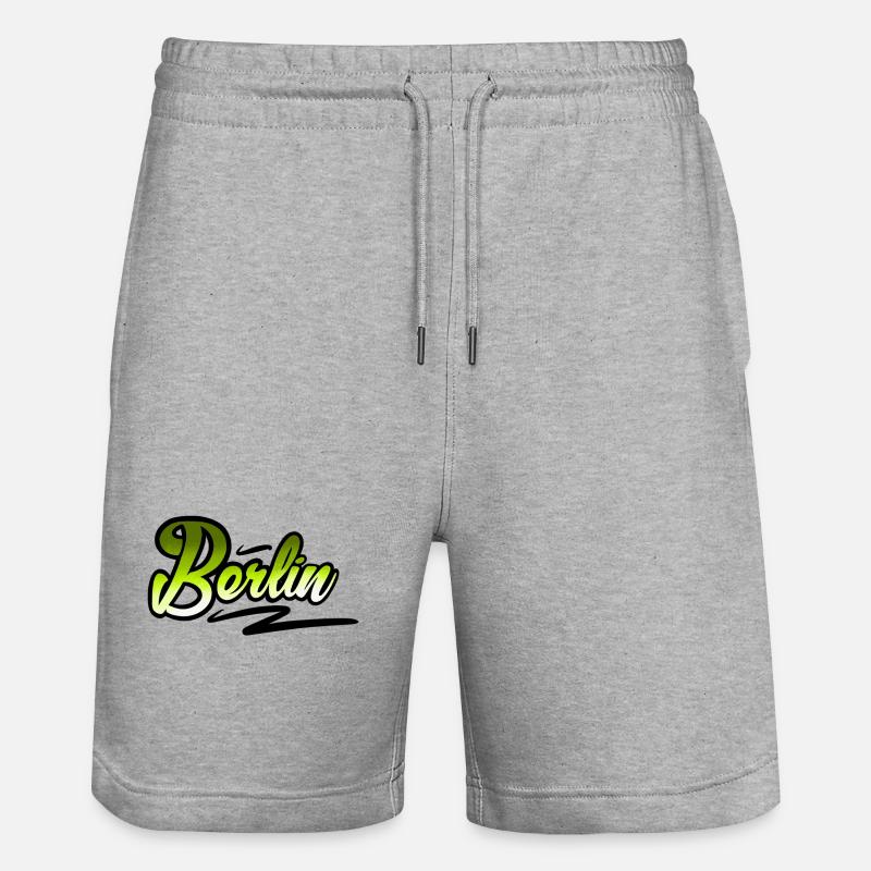 Berlin - Short de jogging bio TRAINER Stanley/Stella unisexe - gris chiné