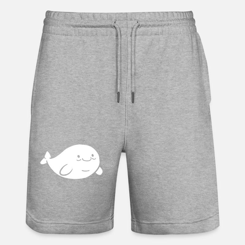 Dugong - Short de jogging bio TRAINER Stanley/Stella unisexe - gris chiné