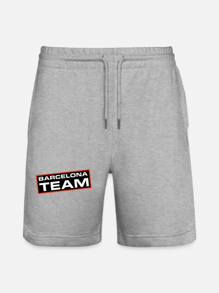 L’équipe de Barcelone - Short de jogging bio TRAINER Stanley/Stella unisexe - gris chiné