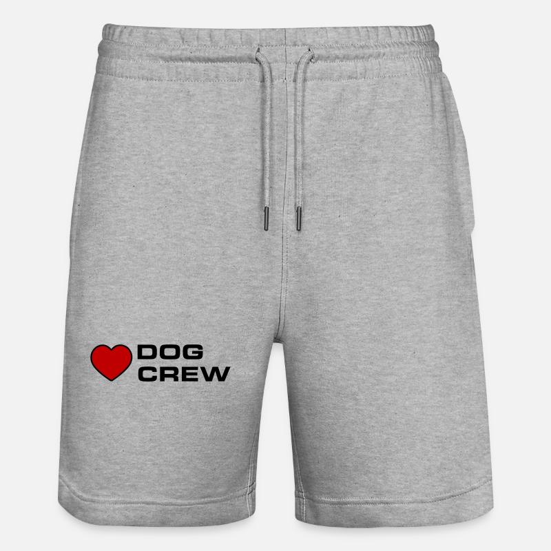 Équipage de chiens - Short de jogging bio TRAINER Stanley/Stella unisexe - gris chiné