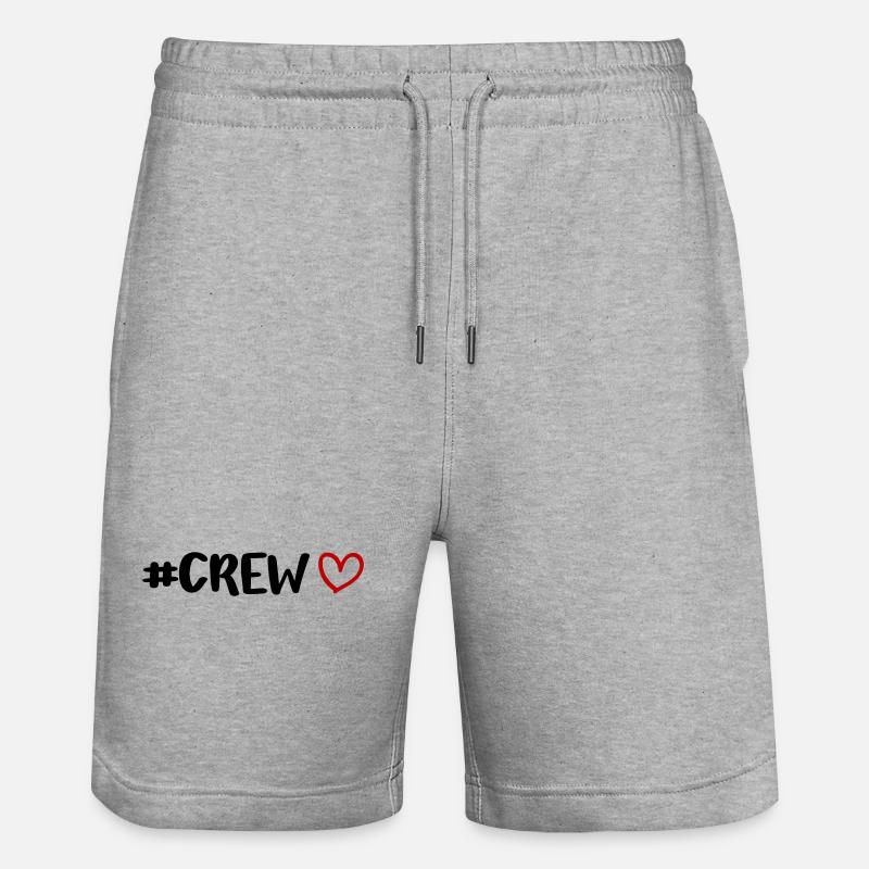 Coeur d'équipage - Short de jogging bio TRAINER Stanley/Stella unisexe - gris chiné