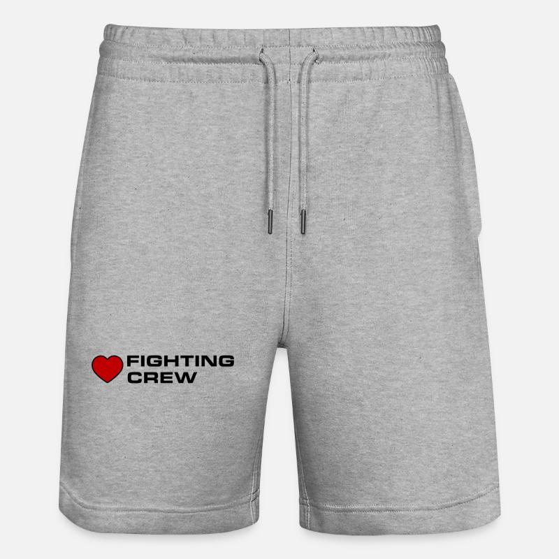 Équipage de combat - Short de jogging bio TRAINER Stanley/Stella unisexe - gris chiné