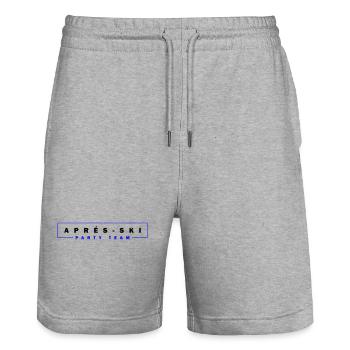 Apres Ski Party Team - Stanley/Stella Unisex Bio Joggingshorts Trainer  - Grau meliert - Vorne - Nik (191cm) & Marisol (170cm)